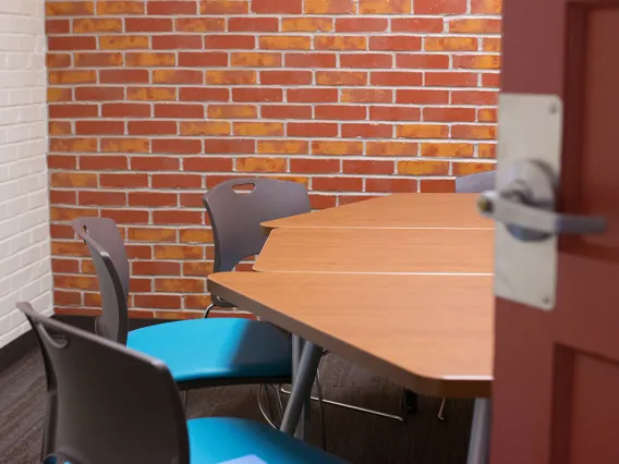Table in Hopi dorm