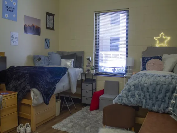 villa del puente dorm room