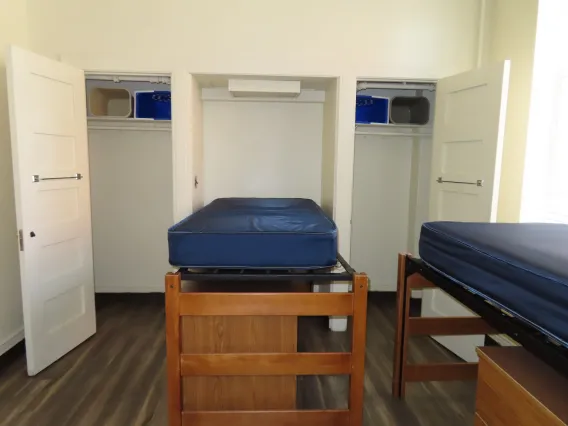 Adjoined double dorm room in Cochise