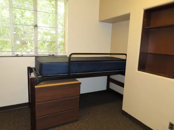 Single dorm room in Gila