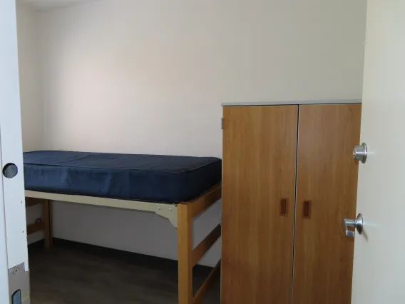 Single dorm room in Pima