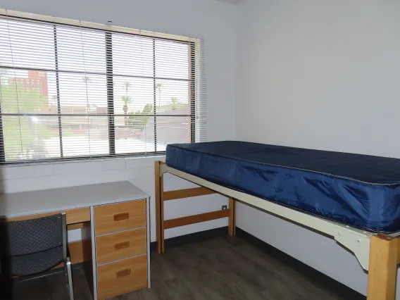 Single dorm room in Pima