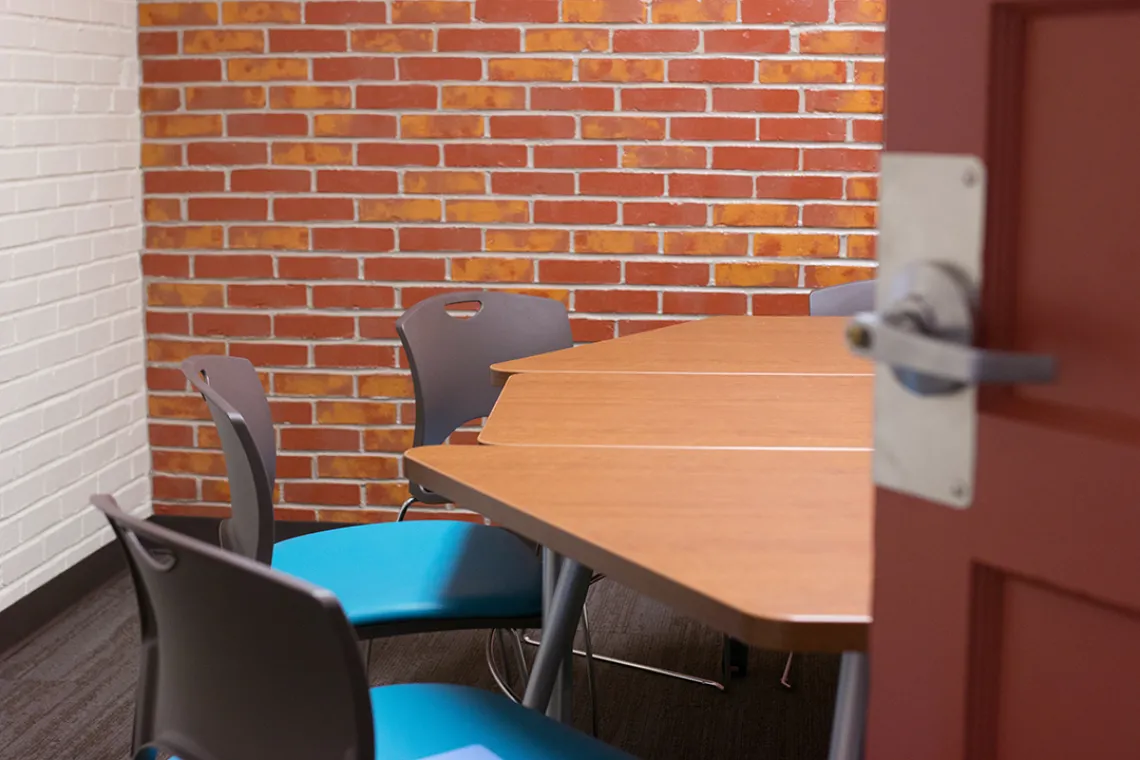 Table in Hopi dorm