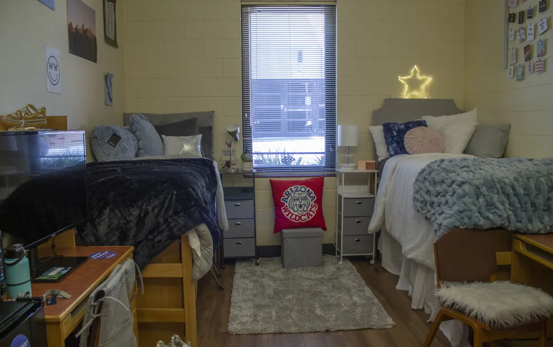 villa del puente dorm room