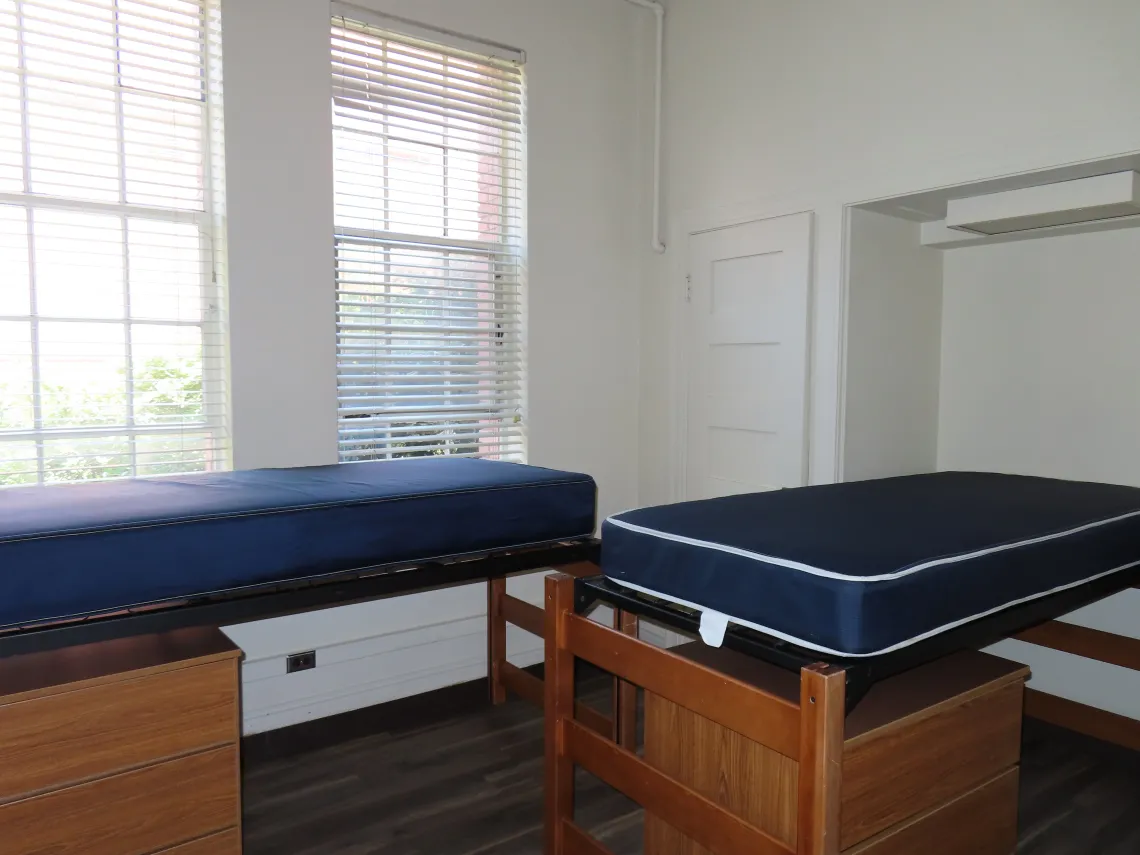 Adjoined double dorm room in Cochise