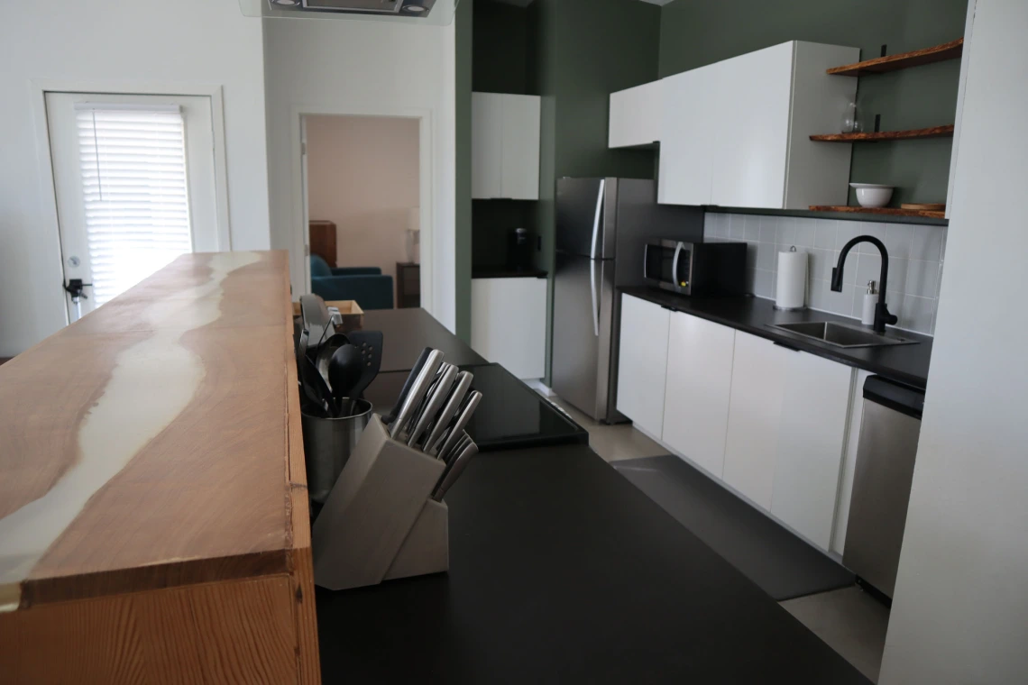 University rowhouse kitchen