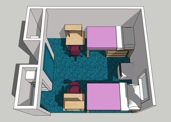 Navajo-Pinal room layout