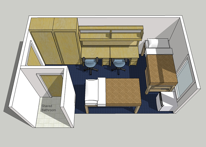 Coronado room layout
