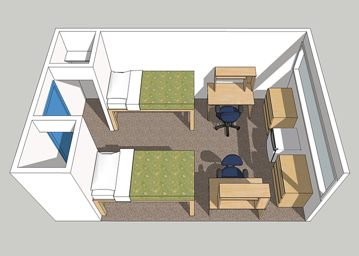 Graham-Greenlee room layout