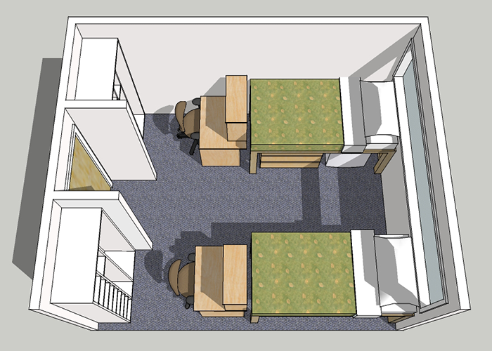 Manzanita-Mohave room layout