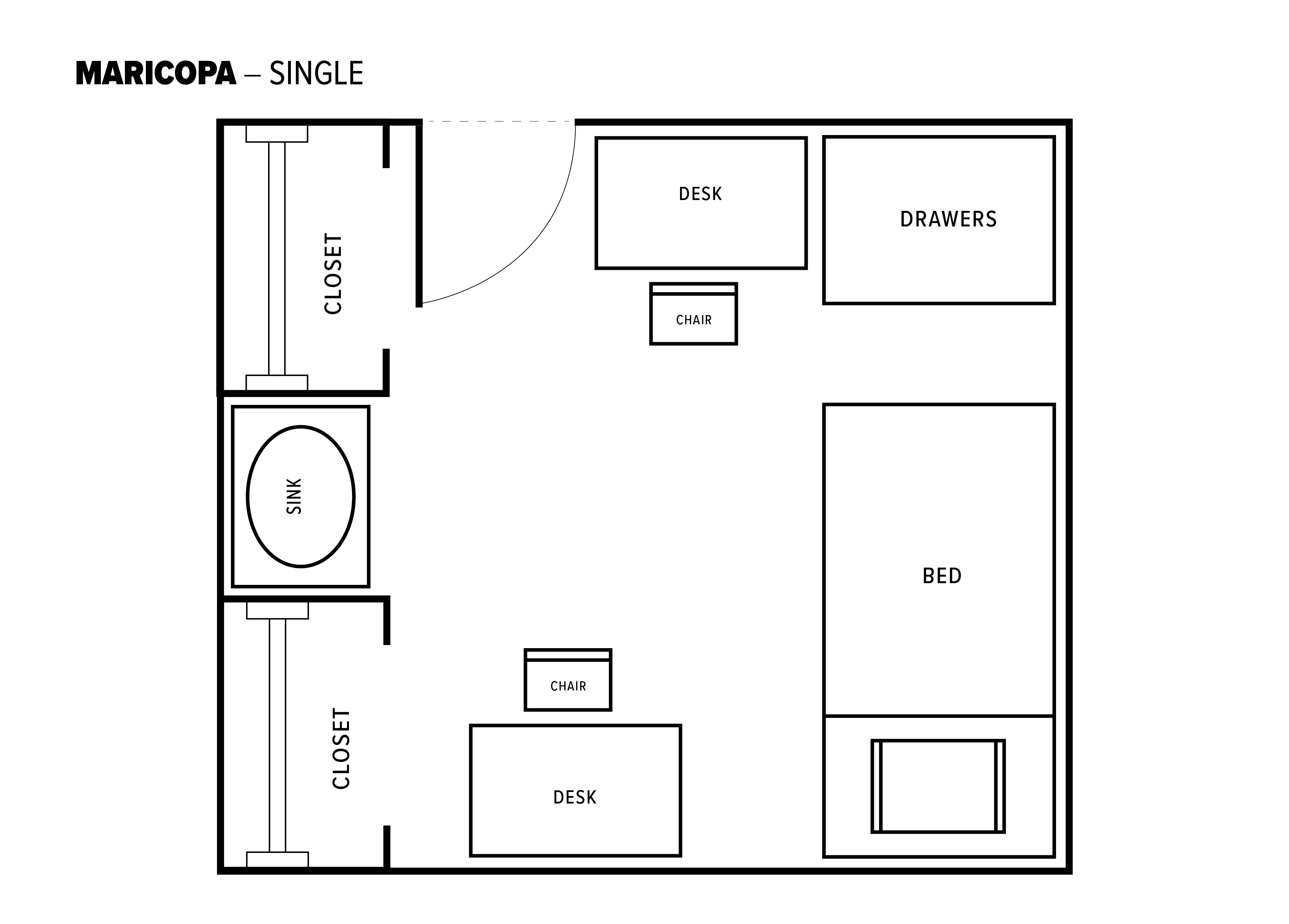 Single Room Layout