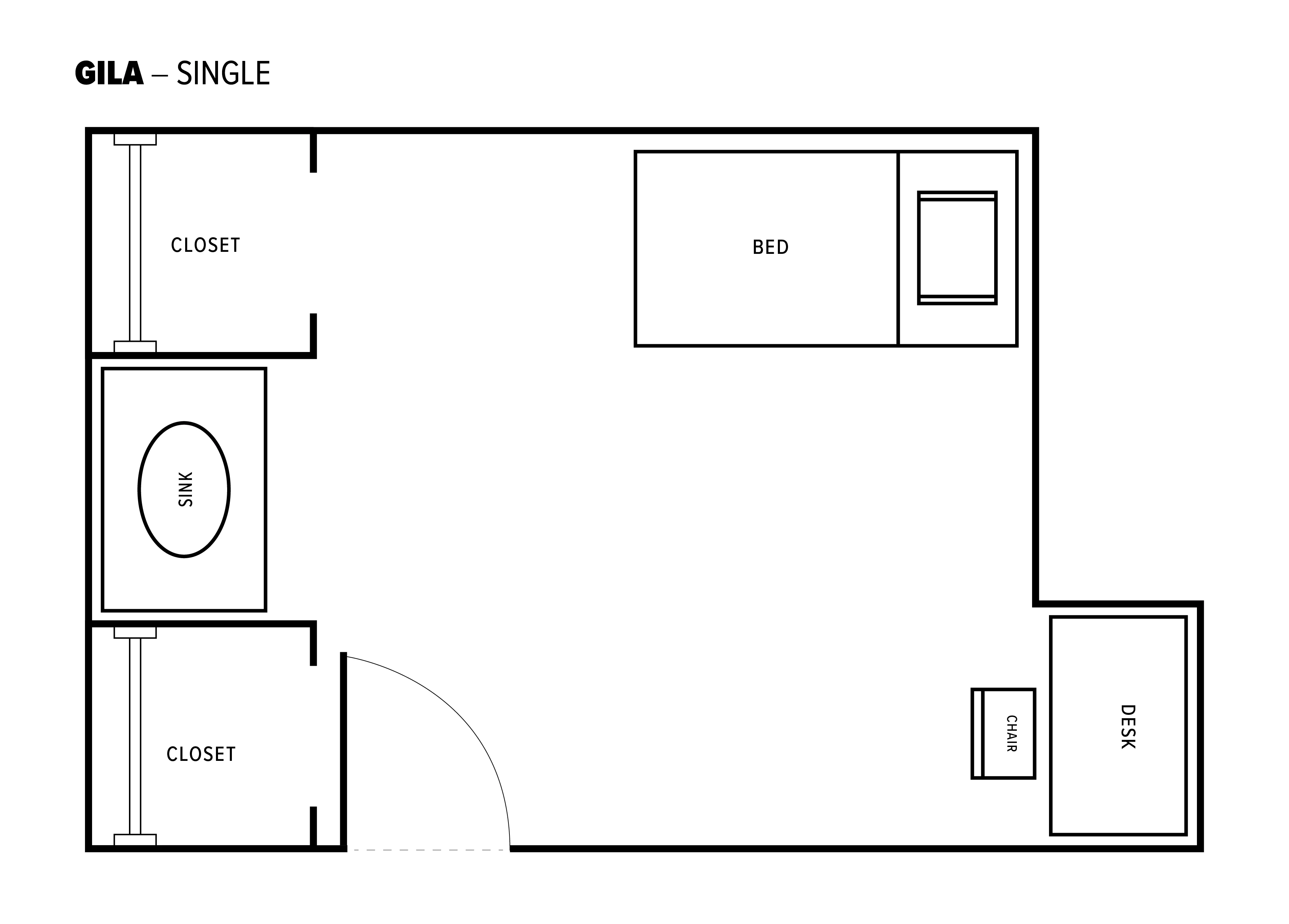 Single Room Layout