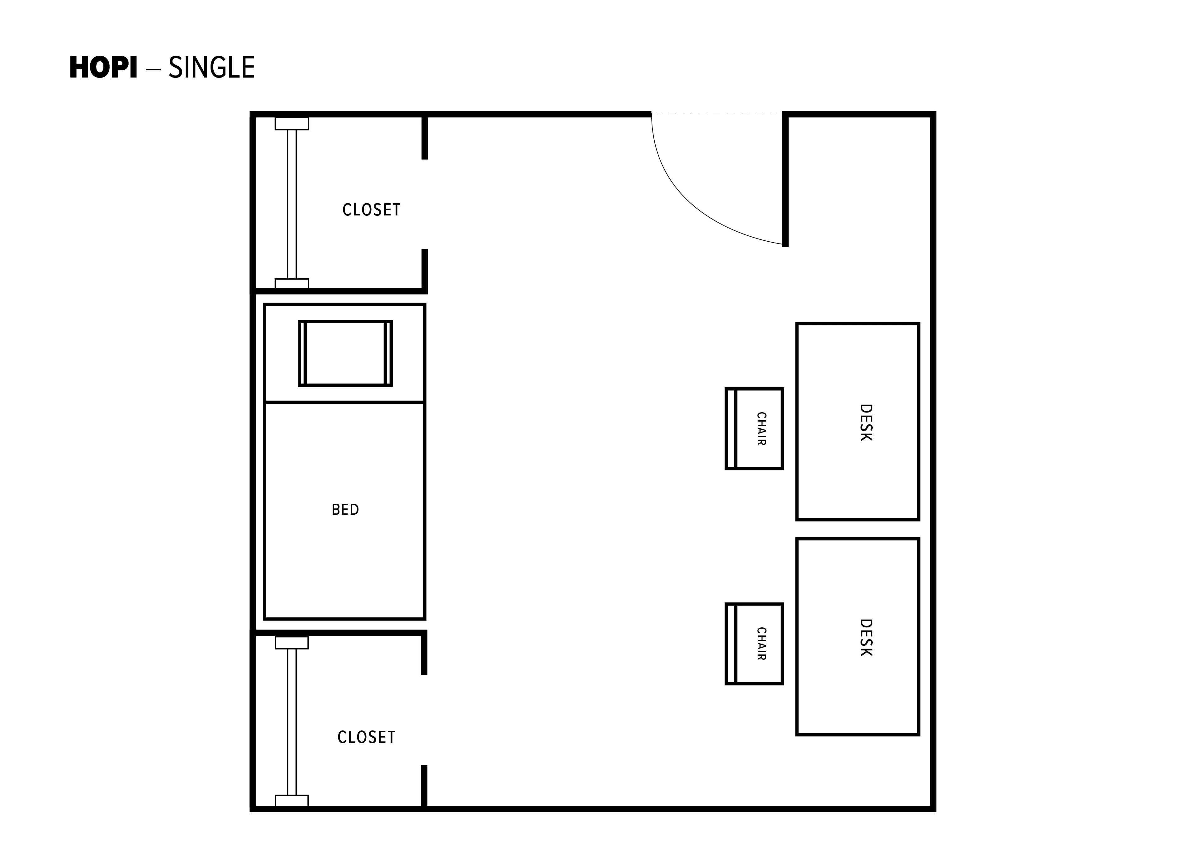 Single Room Layout