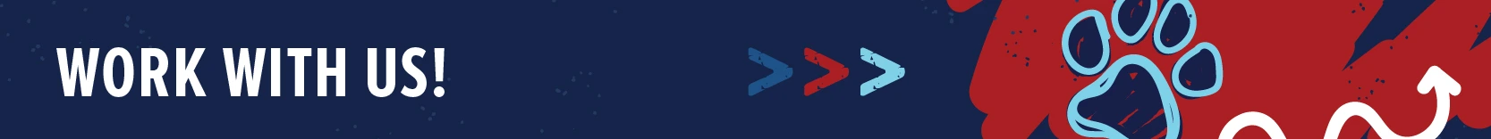 header that says work with us