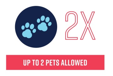Up to 2 pets allowed