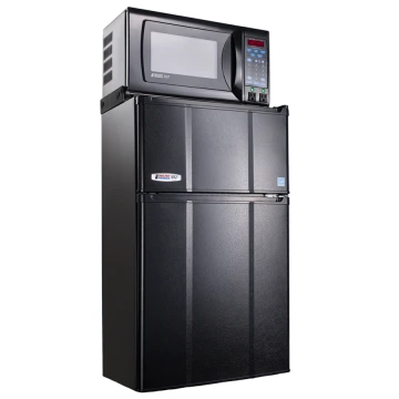 image showing microfridge product, including mini-fridge, freezer and microwave combo unit