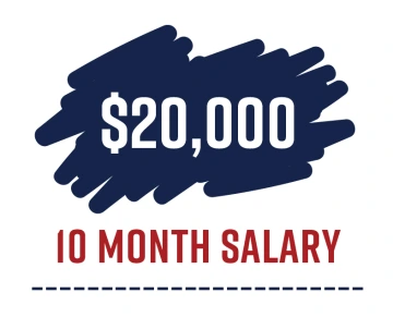 $20,000 10 Month Salary